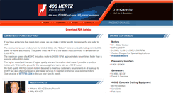 Desktop Screenshot of 400hertz.net