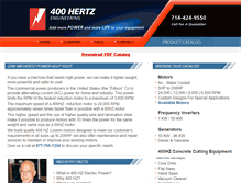 Tablet Screenshot of 400hertz.net